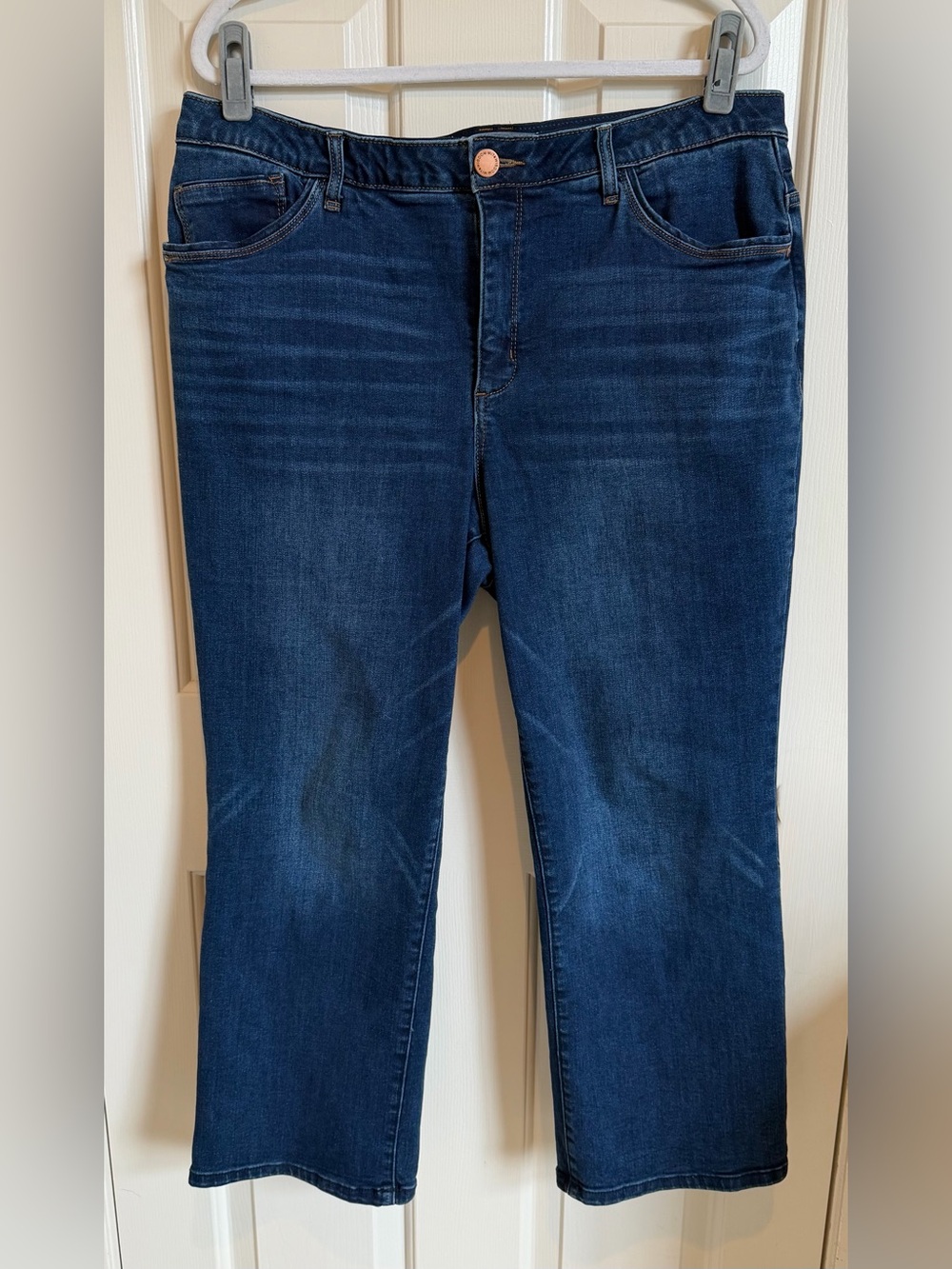 Wit & Wisdom Bennett Size 16 Med Blue Stretchy Ab-solution Waist Like New